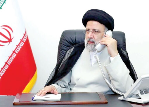 مکالمه تلفنی رئیسی و رئیس دفتر سیاسی جنبش حماس
