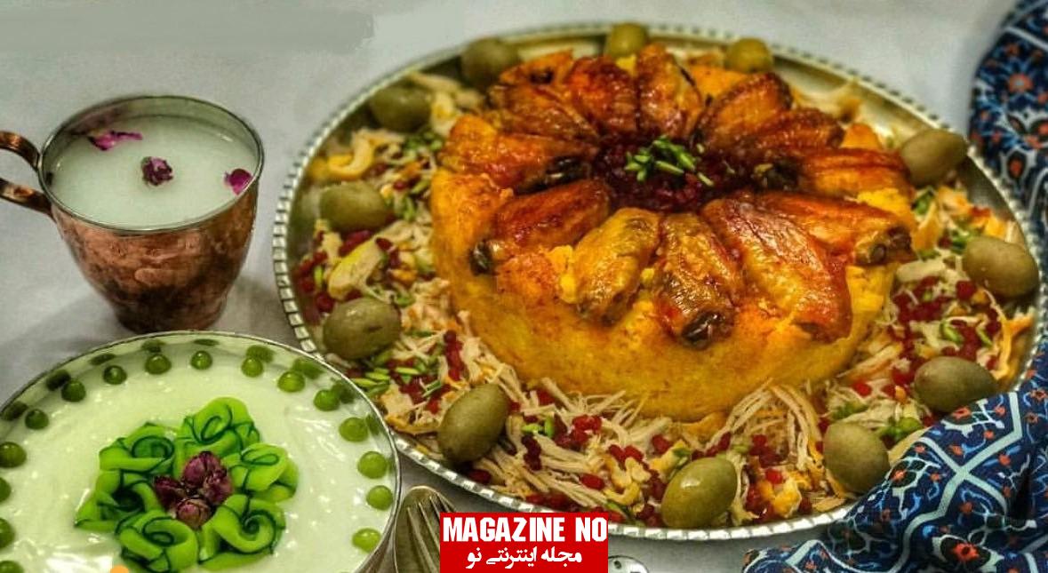 طرز تهیه ته چین مرغ با باقلا پلو به روش مجلسی، خوشمزه و لذیذ