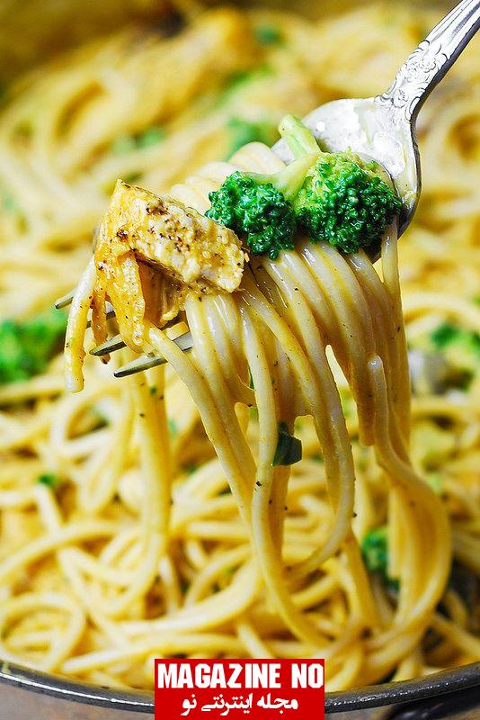 طرز تهیه اسپاگتی با سس بروکلی با بهترین روش بسیار خوشش طعم