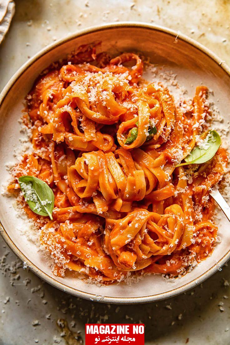 طرز تهیه تالیاتلی با سس ایتالیایی با اصیل ترین روش خوشمزه و لذیذ