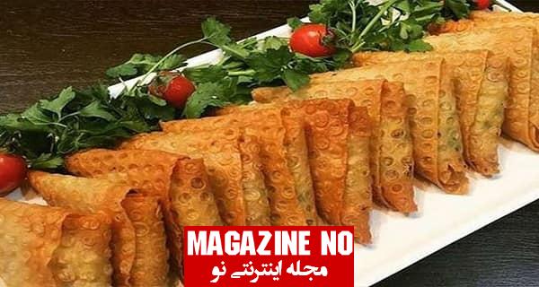 طرز تهیه پیراشکی گوشت با نان لواش بسیار خوشمزه| مناسب برای شام و میان وعده