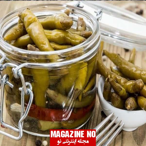 طرز تهیه ترشی فلفل سبز با بهترین روش با ماندگاری بالا و خوشمزه 