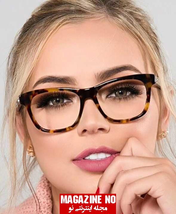 اصول آرایش چشم برای خانم هایی که عینک می زنند