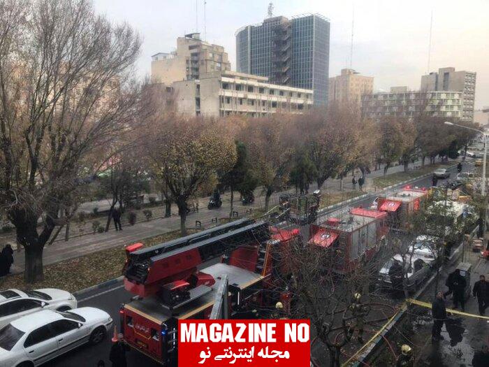 آتش‌سوزی مهمانپذیری در بلوار کشاورز تهران؛ نجات ۶۰ نفر