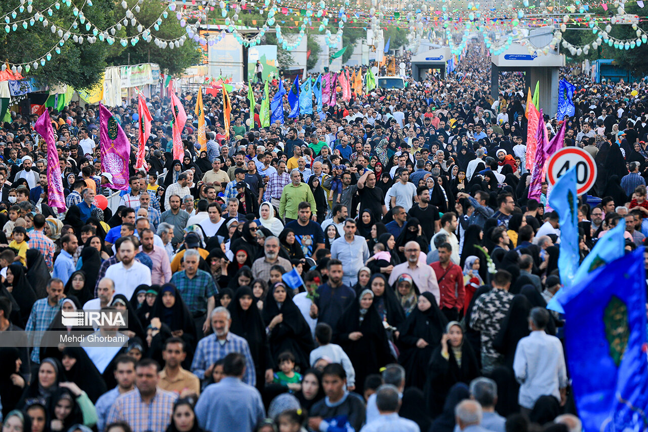 حضور بیش از یک و نیم میلیون نفر در جشن بزرگ امام رضاییها؛ نمایش وحدت و ایمان ایرانیان