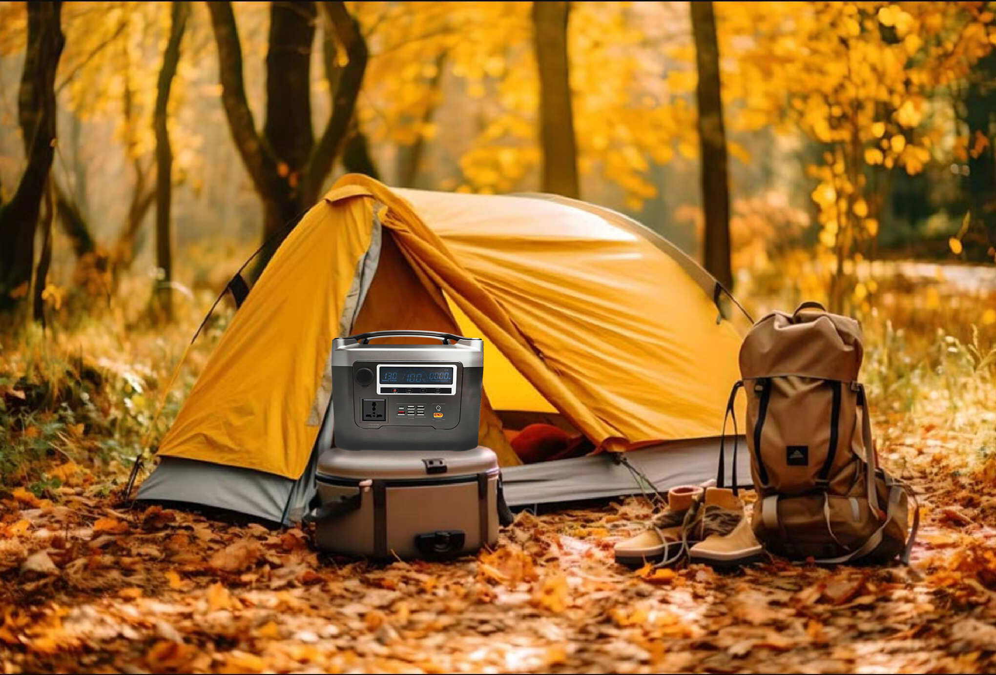 برق سیار با پاور استیشن قابل حمل + راهنمای انتخاب و خرید پاور بانک خورشیدی - فروشگاه اینترنتی لایت ایران