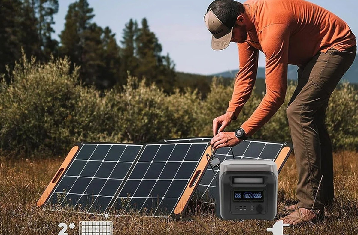 برق سیار با پاور استیشن قابل حمل + راهنمای انتخاب و خرید پاور بانک خورشیدی - فروشگاه اینترنتی لایت ایران