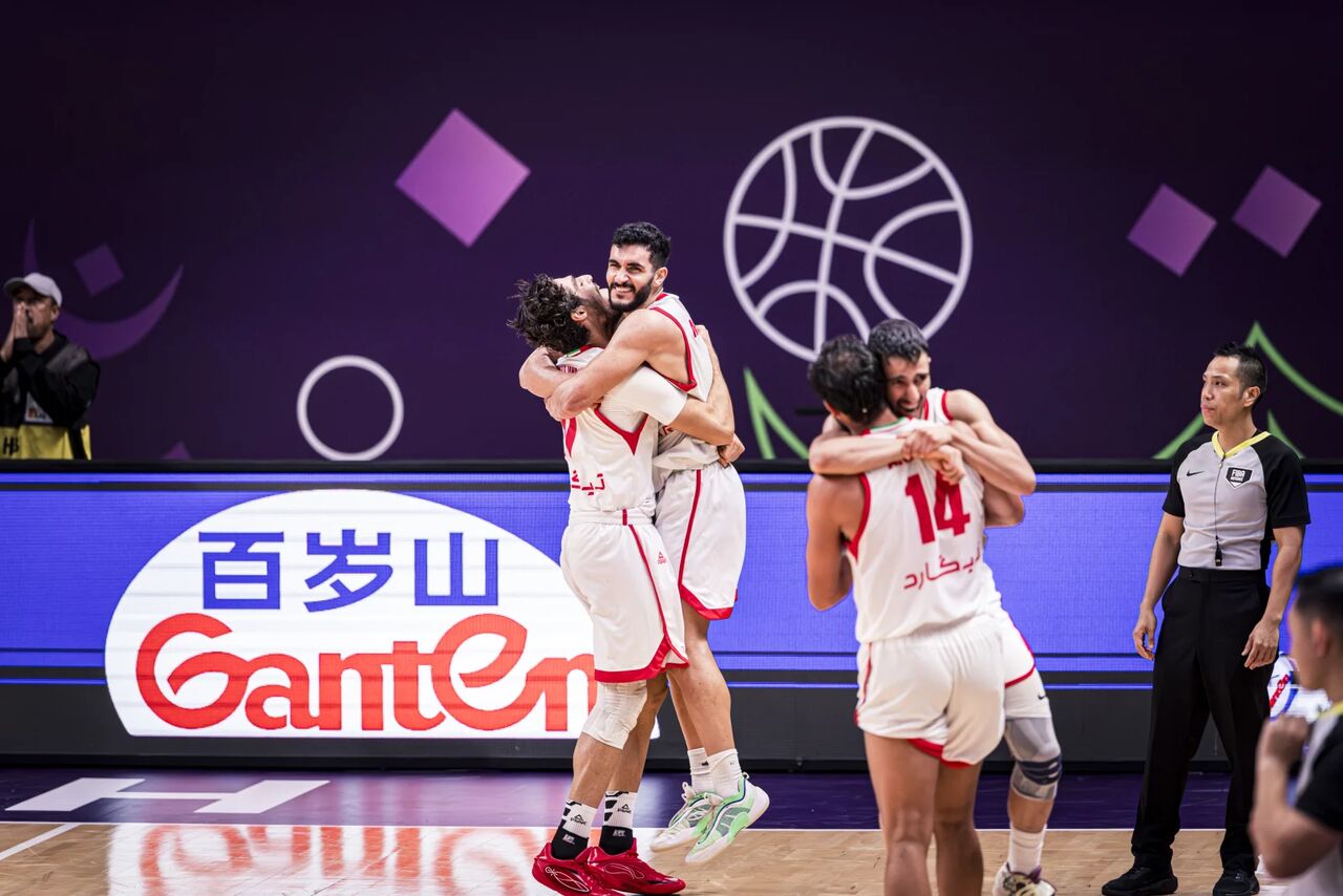 صعود تاریخی بسکتبال ایران به جمع ۴ تیم برتر آسیا