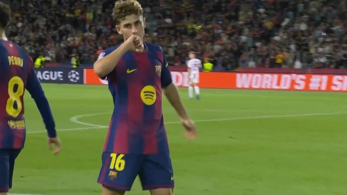 هت‌تریک لوپز؛ گل پنجم بارسلونا به المپیاکوس (فیلم)