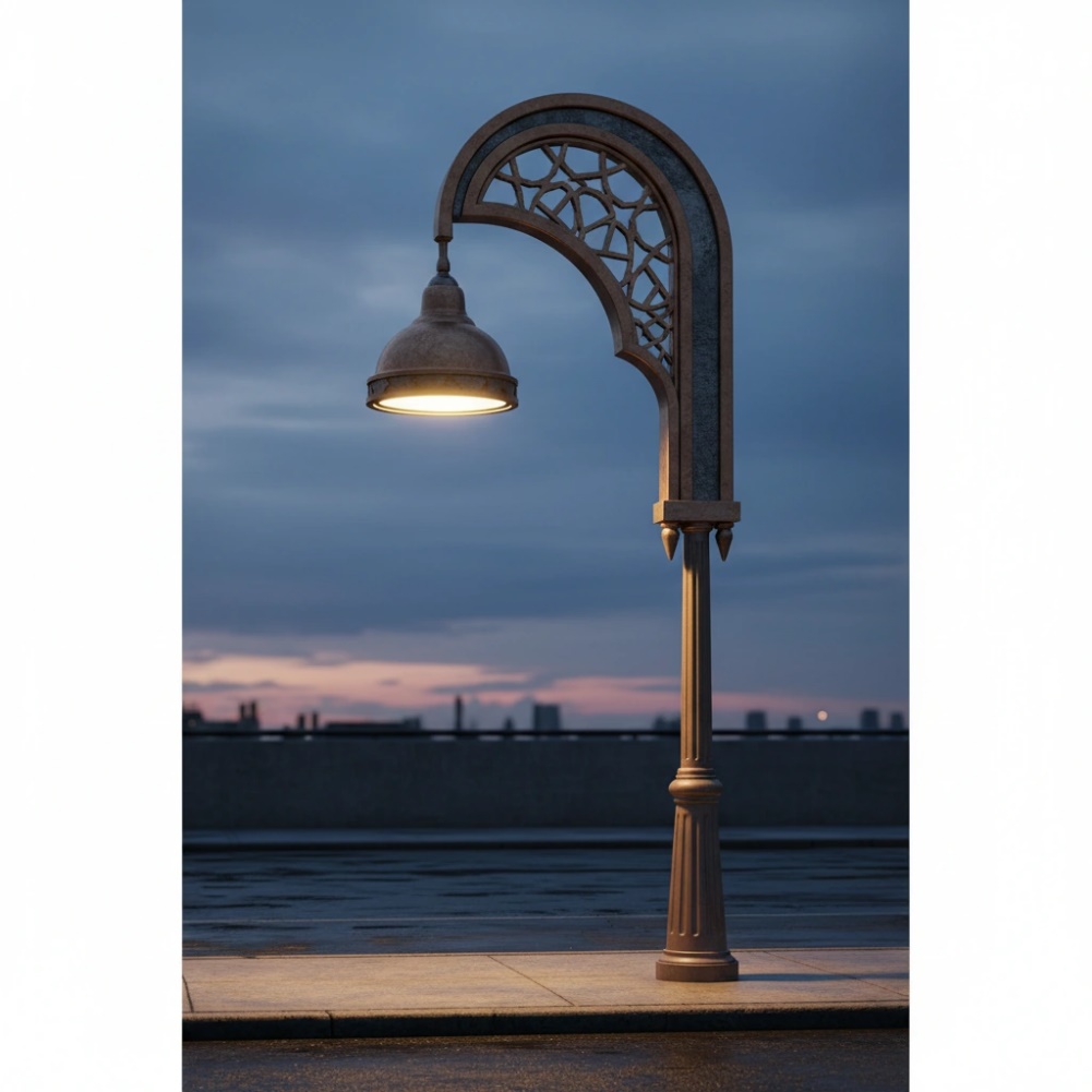 دستک روشنایی با الهام از طاق ایرانی