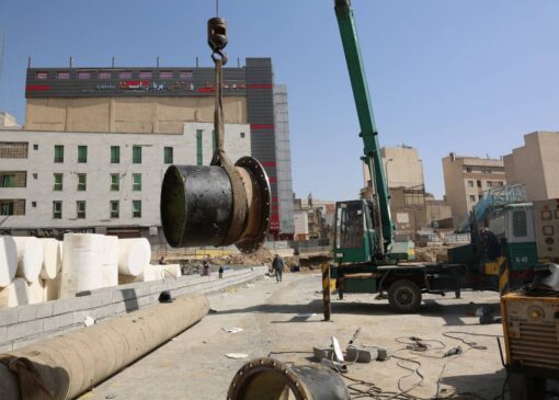 پایان عملیات انتقال خط لوله آب در بزرگراه یادگار امام