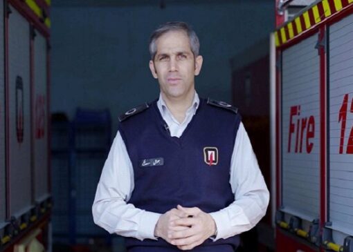 حریق یک کارگاه مبل سازی در خیابان مرتضی‌گرد تهران