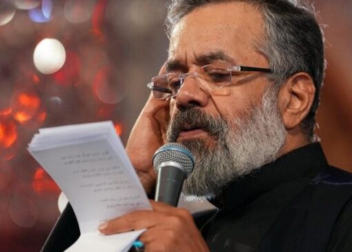 شعرخوانی حاج محمود کریمی در مراسم عزاداری دهه فاطمیه؛حرم امام رضا(ع)