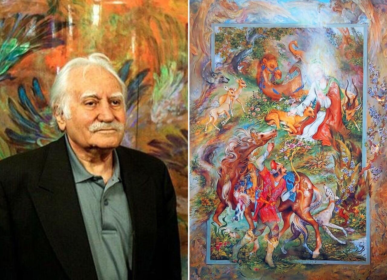 فرشچیان؛ پیونددهنده حماسه، عرفان و رنگ در نقاشی ایرانی