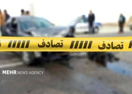 تصادف زنجیره‌ای در مسیر روستای سهیلی قشم