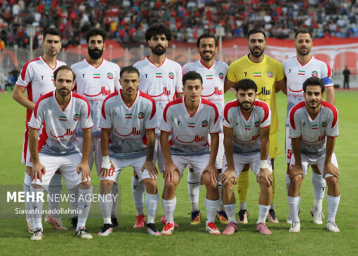 تک گل بعثت کرمانشاه مقابل شناور سازی قشم