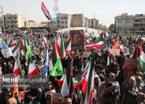 برگزاری راهپیمایی با عنوان «بشارت نصر»