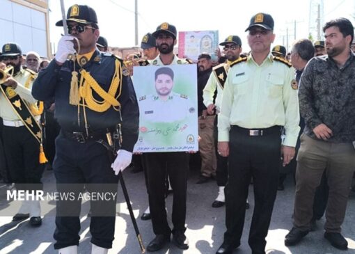 مردم زابل سنگ تمام گذاشتند؛ تشییع باشکوه شهید پیواسته