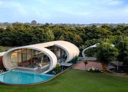 معماری بتنی چشم‌نواز، اثری هنری که حواس را تسخیر می‌کند