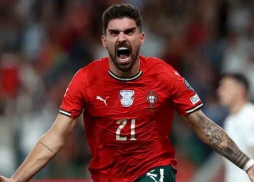 خالکوبی تصویر ژوتا بر تن ستاره پرتغالی