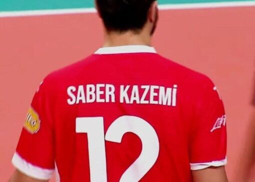 «صابر کاظمی» در لیگ والیبال ترکیه + عکس