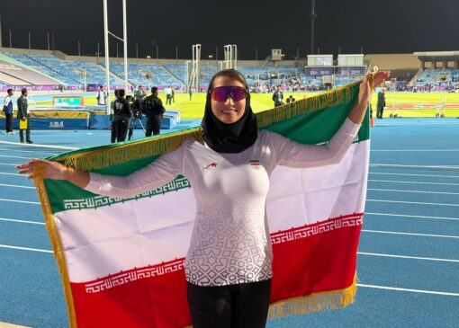 مدال برنز میرزاطیبی در پرش با نیزه