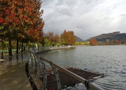 حال‌وهوای دریاچه «کیو» بعد از باران