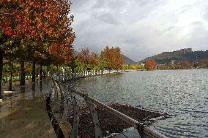 حال‌وهوای دریاچه «کیو» بعد از باران