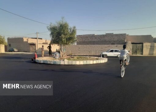 اجرای ۱۱۰ هزار مترمربع آسفالت در معابر روستایی نیمروز