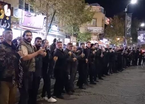 اجتماع شاه حسین گویان شام غریبان شهادت حضرت زهرا(س)در زنجان