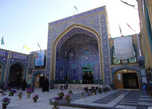 ساماندهی صحن جنوبی حرم یحیی بن موسی (ع) در سمنان