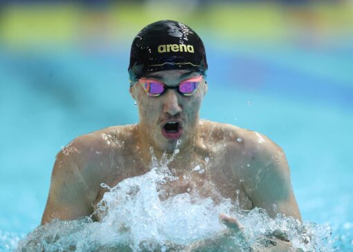 مهدی‌زاده در شنای ۵۰ متر قورباغه پنجم شد