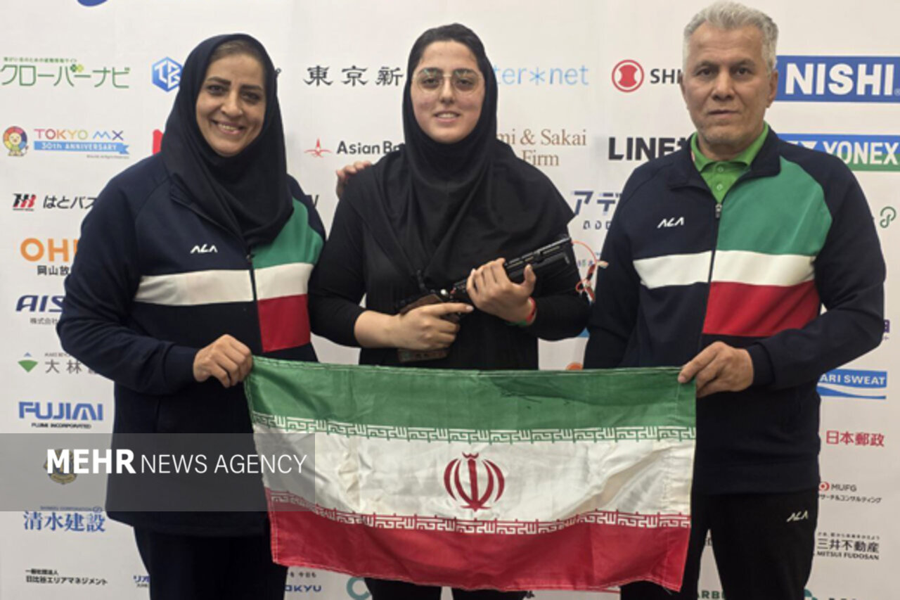 مهلا سمیعی اولین دختر مدال آور ایران شد/ کسب چهارمین مدال در تیراندازی